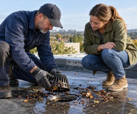 Roof Drain Basket Check: Debris, Fit, and Water Path